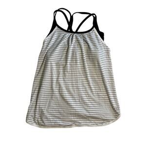 Calia Black and White Sports Bra Tank Top Small